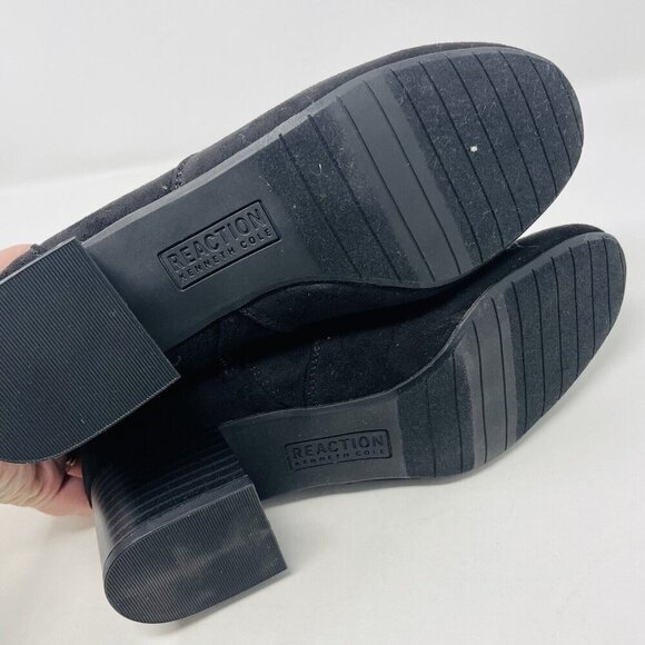 Kenneth Cole Reaction Womens Size 7.5M Road Stretch Block Heel Booties Black $99 - Picture 9 of 10